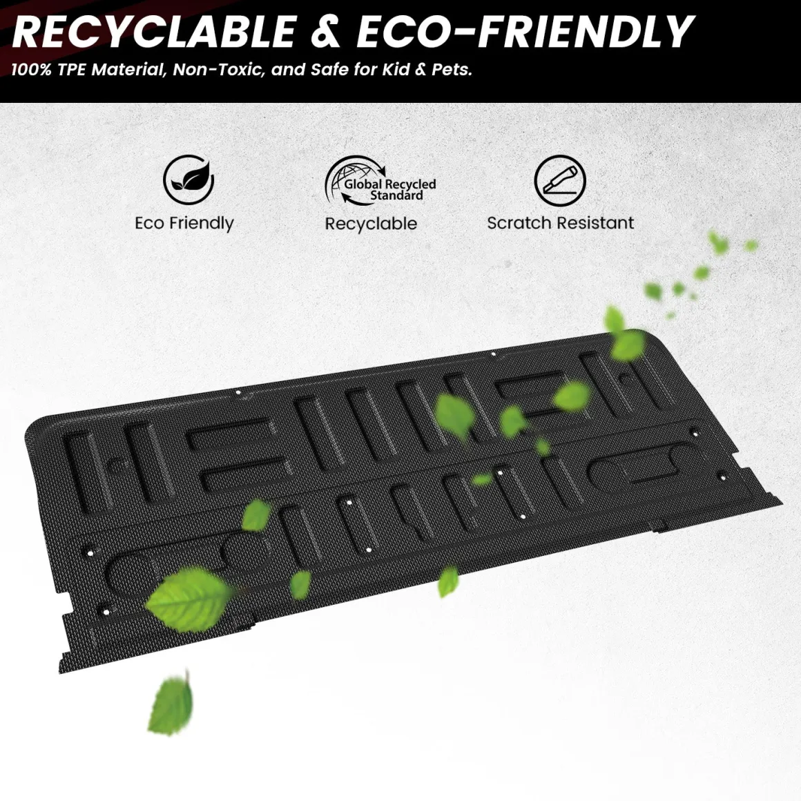 Fit for 2015-2020 Ford F-150 Truck Bed Mat or Tailgate Mat, Not Fit Drop-in Liners