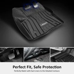 Fit for 2017-2020 Ford Fusion Custom Floor Mats or Cargo Mat,