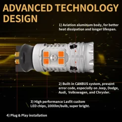 Fit for 2017-2020 Ford Fusion LED Bulbs Upgrade