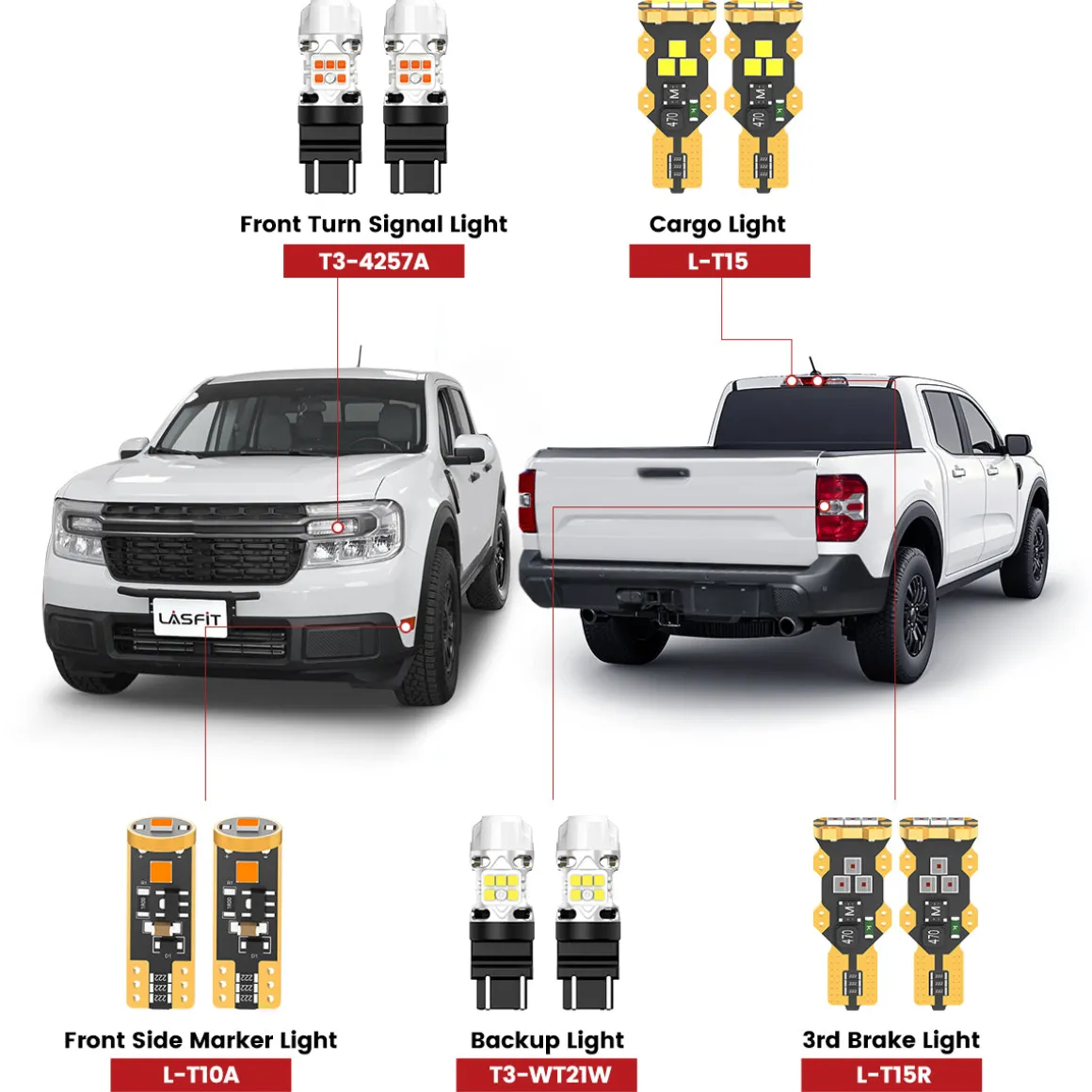 Fit for 2022-2026 Ford Maverick LED Exterior Lights Upgrade | Tested and Verified