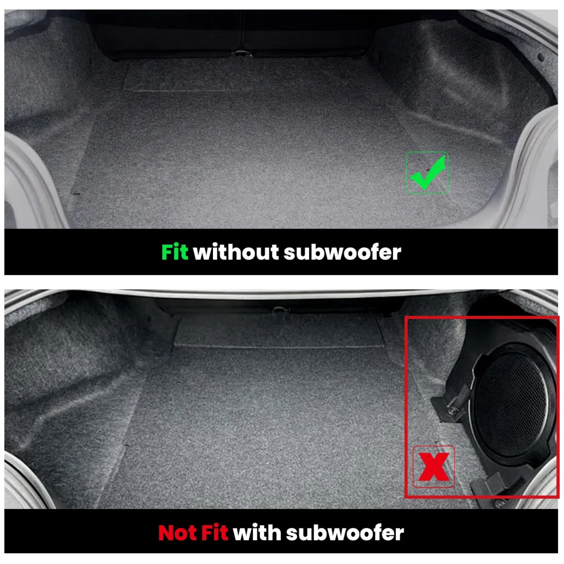 Fit for 2015-2026 Ford Mustang Floor Mats or Cargo Mat