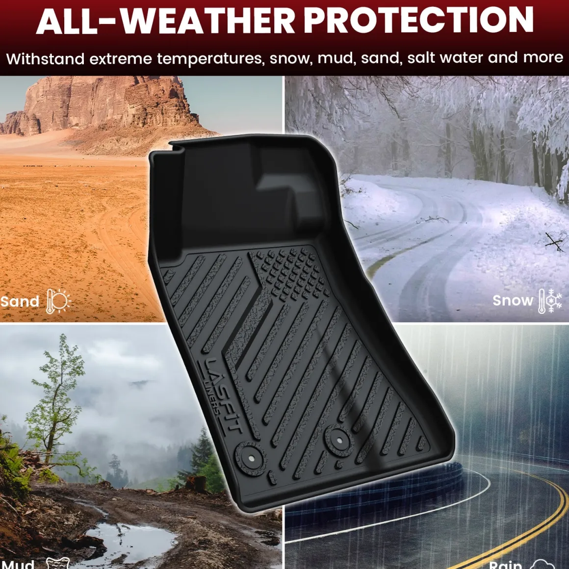 Fit for 2015-2026 Ford Mustang Floor Mats or Cargo Mat