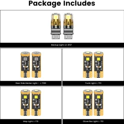 Fit for 2018-2023 Ford Mustang LED Exterior Interior Lights Upgrade