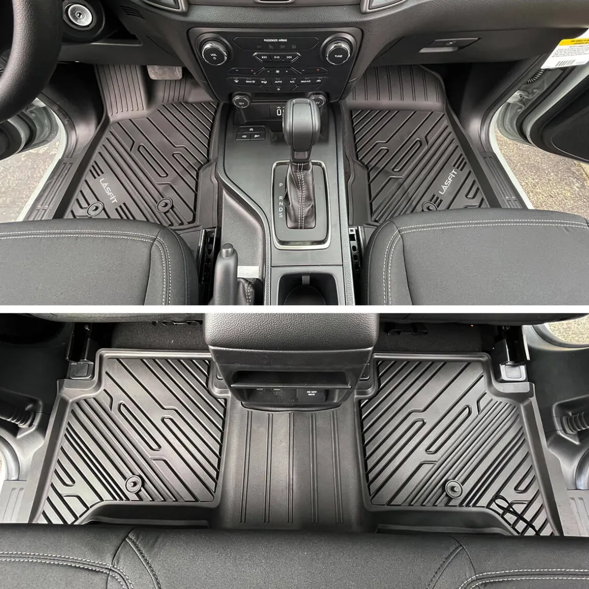 Fit for 2020-2023 Ford Ranger Floor Mats 1st & 2nd Row Seat, Fit SuperCrew ONLY