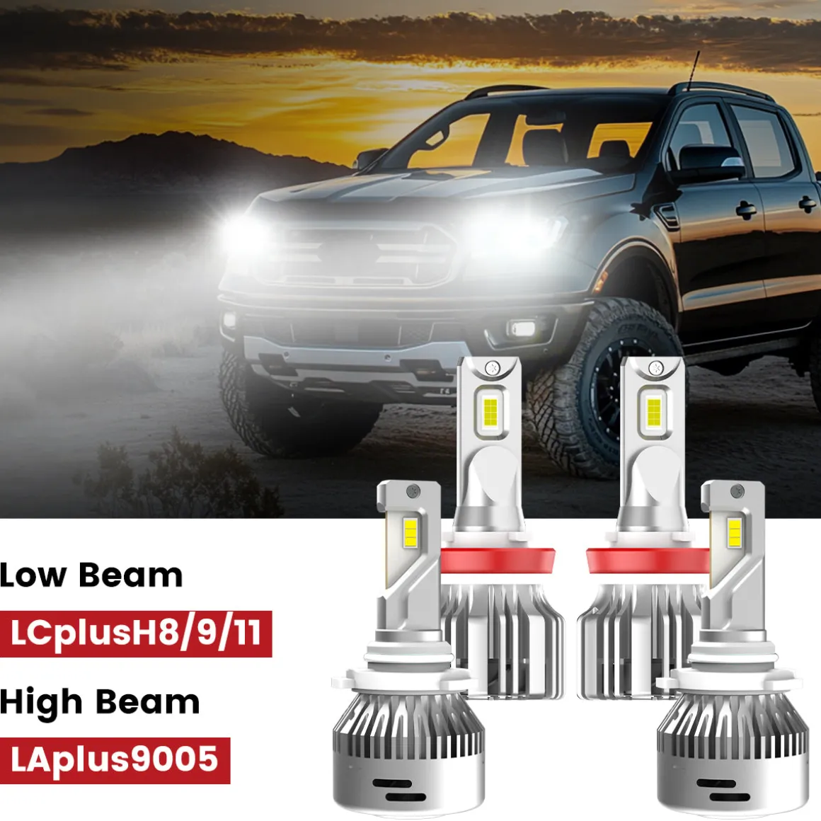 Fit for 2019-2023 Ford Ranger LED Bulbs Upgrade | Tested and Verified