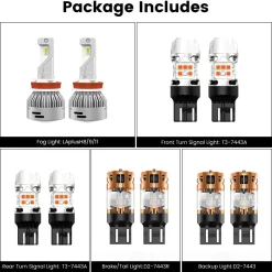 Fit for 2024-2026 Ford Ranger LED Bulbs Upgrade | Tested and Verified