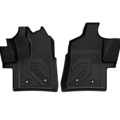 Fit for 2020-2026 Ford Transit 150/250/350 Floor Mats 1st Row, Fit Vinyl Floor, Only fits 1st row with Floor Posts, Don't Fit Transit Connect