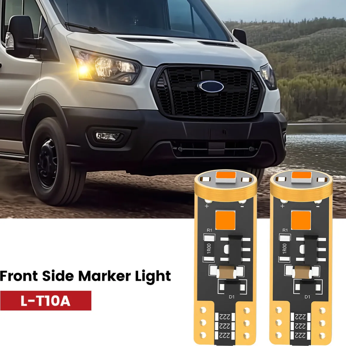 Fit for 2015-2025 Ford Transit-150/250/350 The Brightest LED Bulbs Upgrade | Tested and Verified