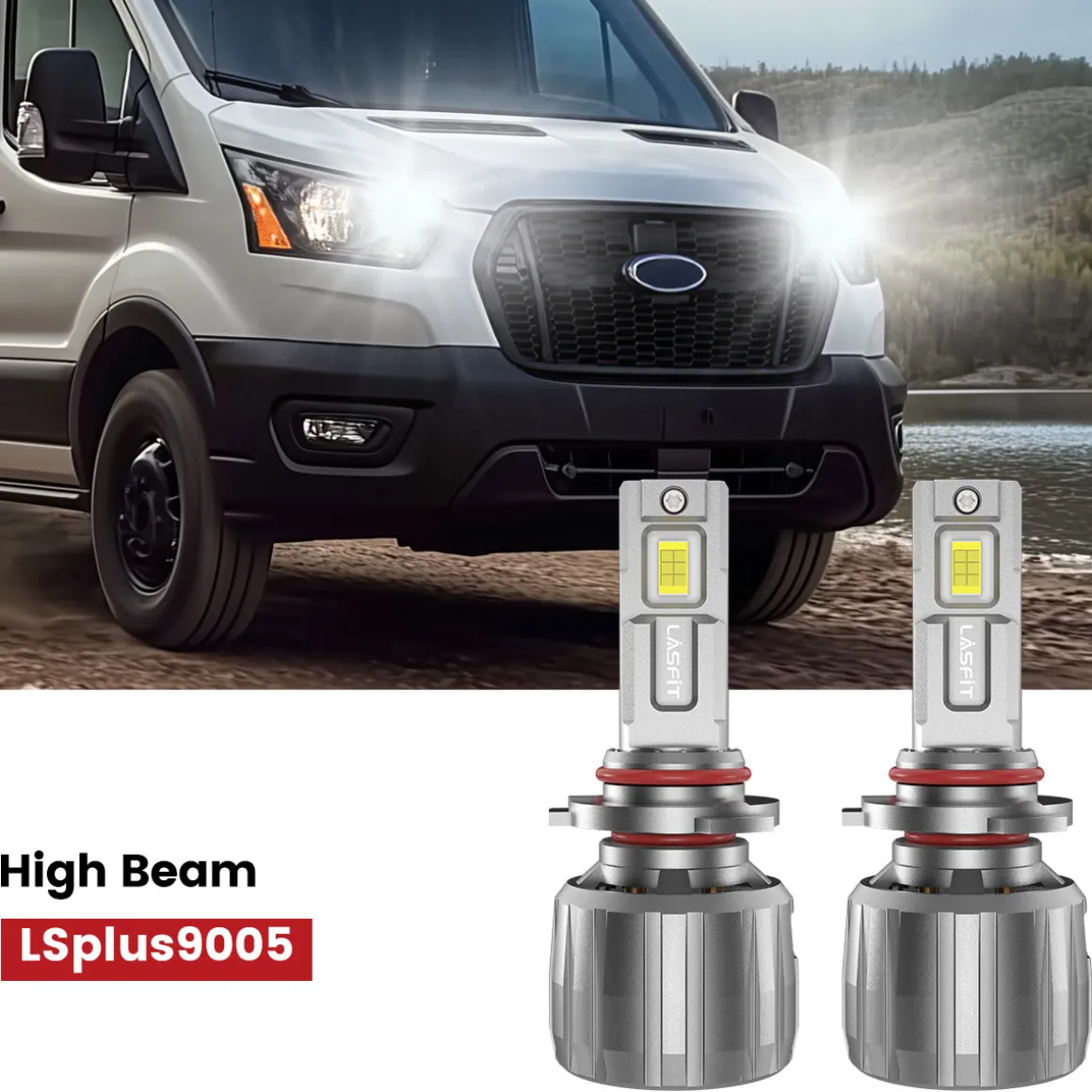 Fit for 2015-2025 Ford Transit-150/250/350 The Brightest LED Bulbs Upgrade | Tested and Verified