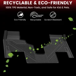Fit for 2008-2017 Freightliner Cascadia Floor Mats, Fit Sleeper Cab Only, Not Fit Day Cab
