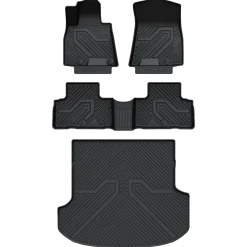 Fit for 2021-2024 Genesis GV80 Floor Mats & Cargo Mat, Fit 5 Seats Only, Not Fit G80