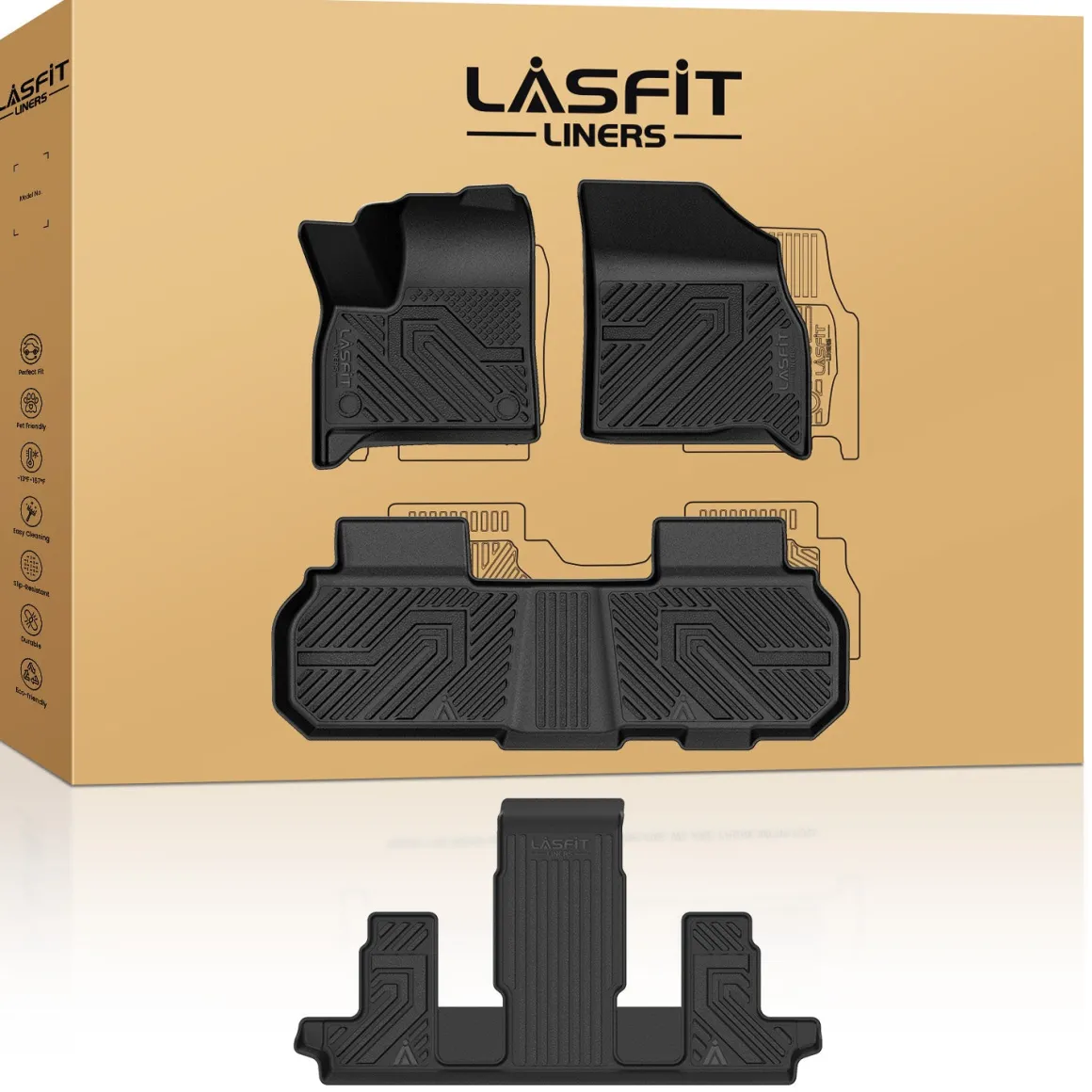 Fit for 2024-2026 GMC Acadia Floor Mats or 3rd Row Seatback & Cargo Mat