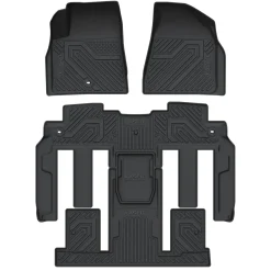 Fit for 2017 GMC Acadia Limited Floor Mats, Fit 2nd Row Bucket Seating Only