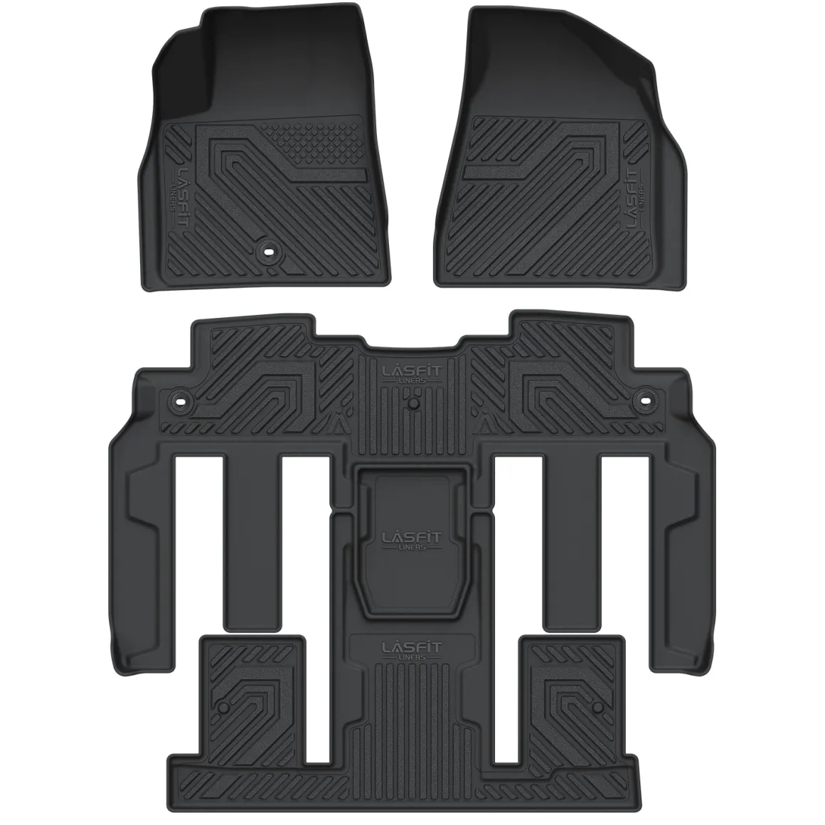 Fit for 2017 GMC Acadia Limited Floor Mats, Fit 2nd Row Bucket Seating Only
