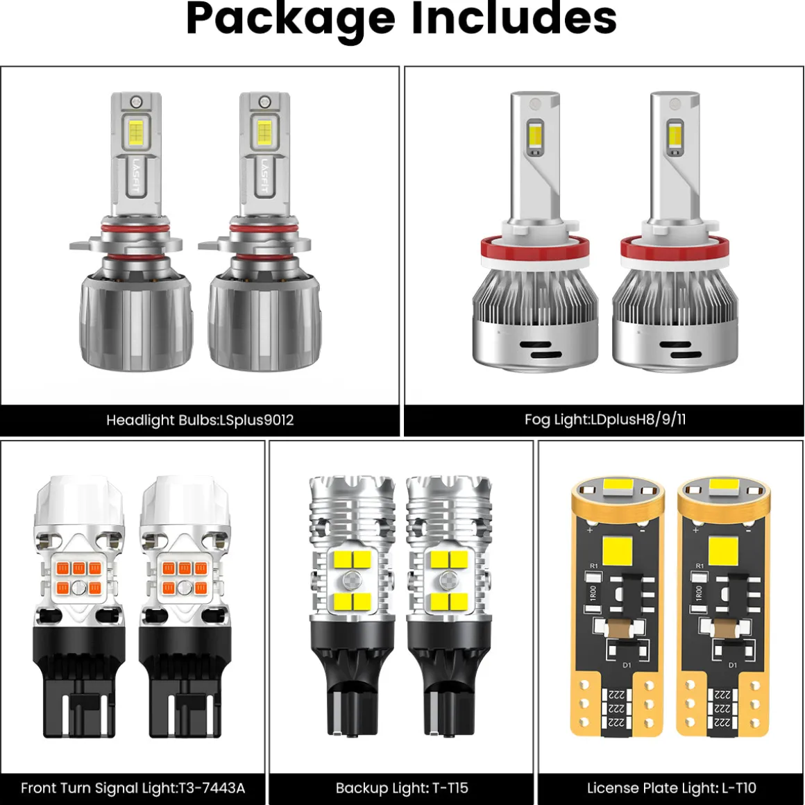 Fit for 2017-2019 GMC Acadia The Brightest LED Bulbs Upgrade | Tested and Verified