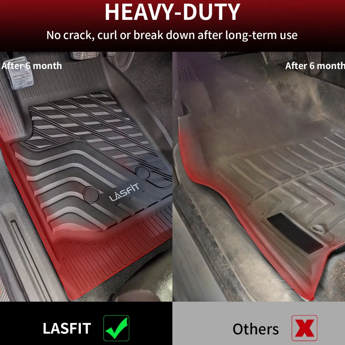 Fit for 2015-2022 GMC Canyon Custom Floor Mats, Fit Carpet Floor Only