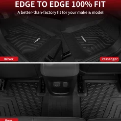 Fit for 2015-2022 GMC Canyon Custom Floor Mats, Fit Carpet Floor Only