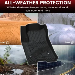 Fit for 2023-2026 GMC Canyon Floor Mats, Fit Carpet Floor Only