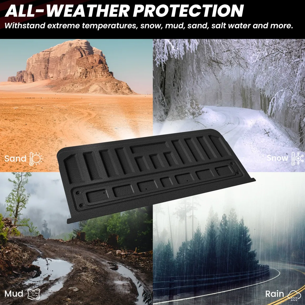 Fit for 2015-2022 GMC Canyon 5.1FT Short Bed Mat or Tailgate Mat