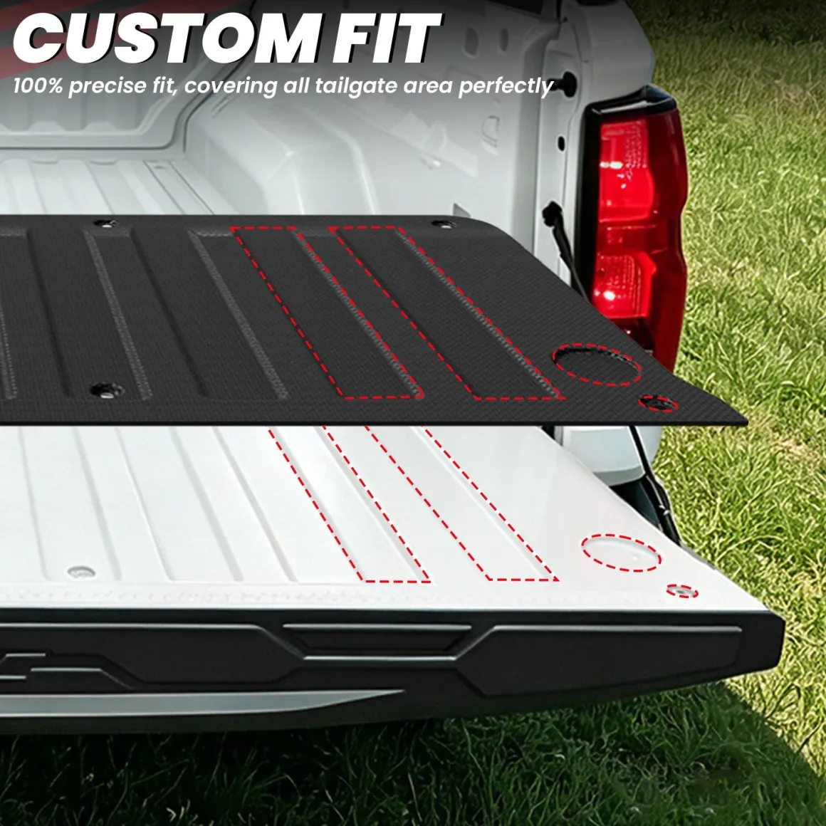 Fit for 2023-2026 GMC Canyon Heavy Duty Bed Mat or Tailgate Mat, Not Fit Drop-in liners