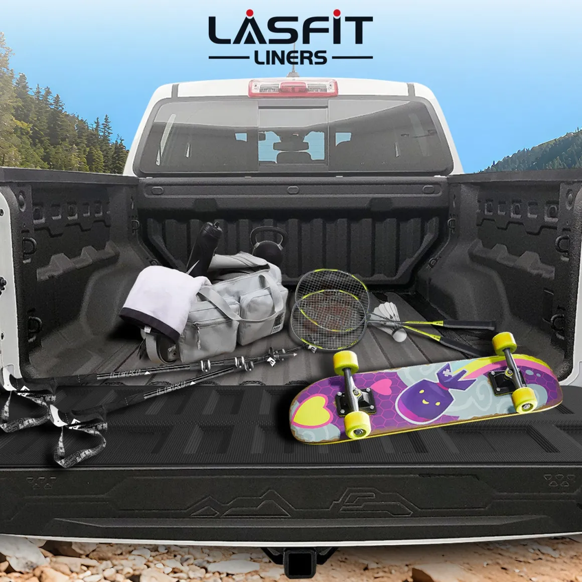 Fit for 2023-2026 GMC Canyon Heavy Duty Bed Mat or Tailgate Mat, Not Fit Drop-in liners
