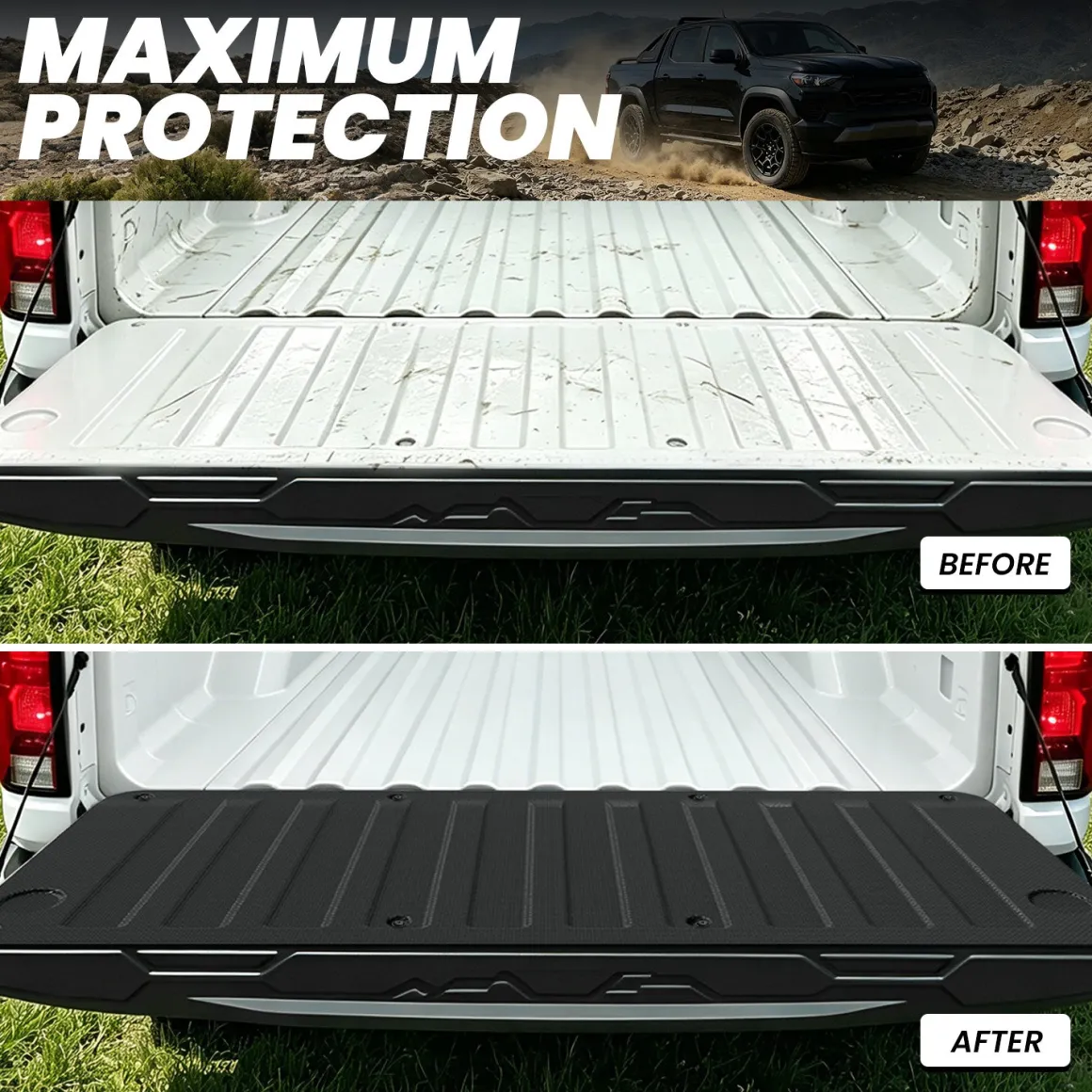Fit for 2023-2026 GMC Canyon Heavy Duty Bed Mat or Tailgate Mat, Not Fit Drop-in liners