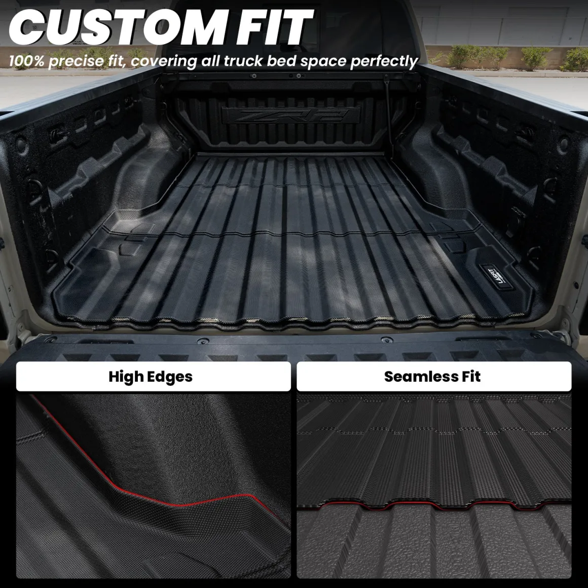 Fit for 2023-2026 GMC Canyon Heavy Duty Bed Mat or Tailgate Mat, Not Fit Drop-in liners