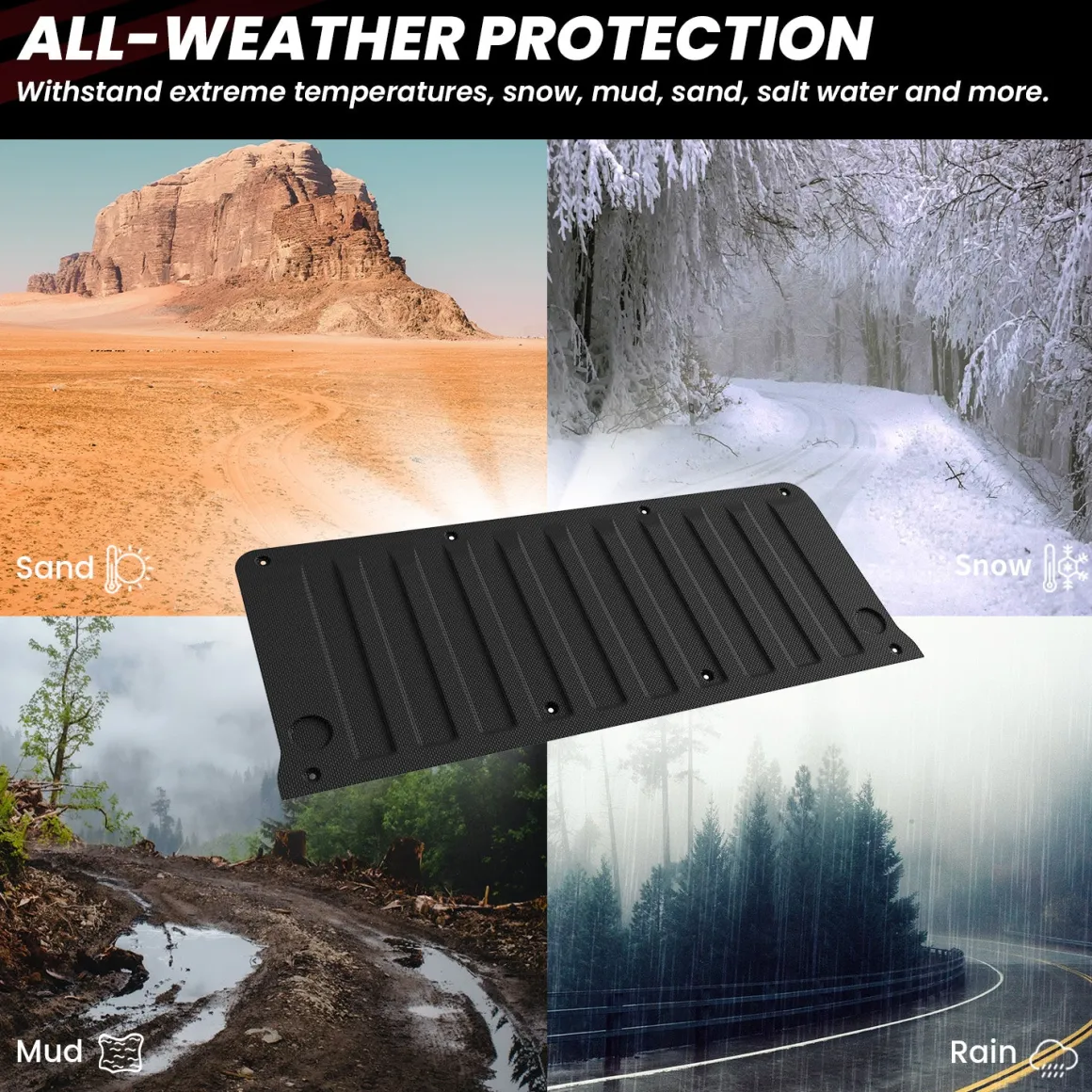 Fit for 2023-2026 GMC Canyon Heavy Duty Bed Mat or Tailgate Mat, Not Fit Drop-in liners