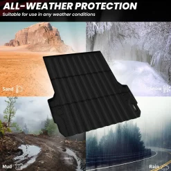 Fit for 2023-2026 GMC Canyon Heavy Duty Bed Mat or Tailgate Mat, Not Fit Drop-in liners