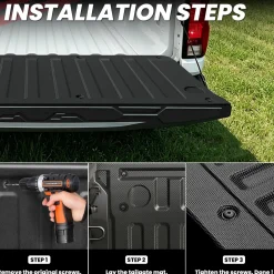 Fit for 2023-2026 GMC Canyon Heavy Duty Bed Mat or Tailgate Mat, Not Fit Drop-in liners