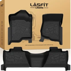 Fit for 2007-2013 GMC Sierra 1500 Crew Cab Floor Mats, Fit Bucket Seat & Gas Only