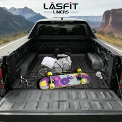 Fit for 2024-2026 GMC Sierra EV 5.9FT Bed Mat, Fit With Multi-Flex Midgate Only
