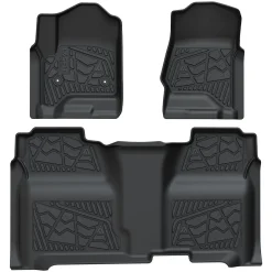 Fit for 2015-2019 GMC Sierra 2500HD 3500HD Floor Mats, Fit Carpet Floor & Without 4*4 Shifter Only
