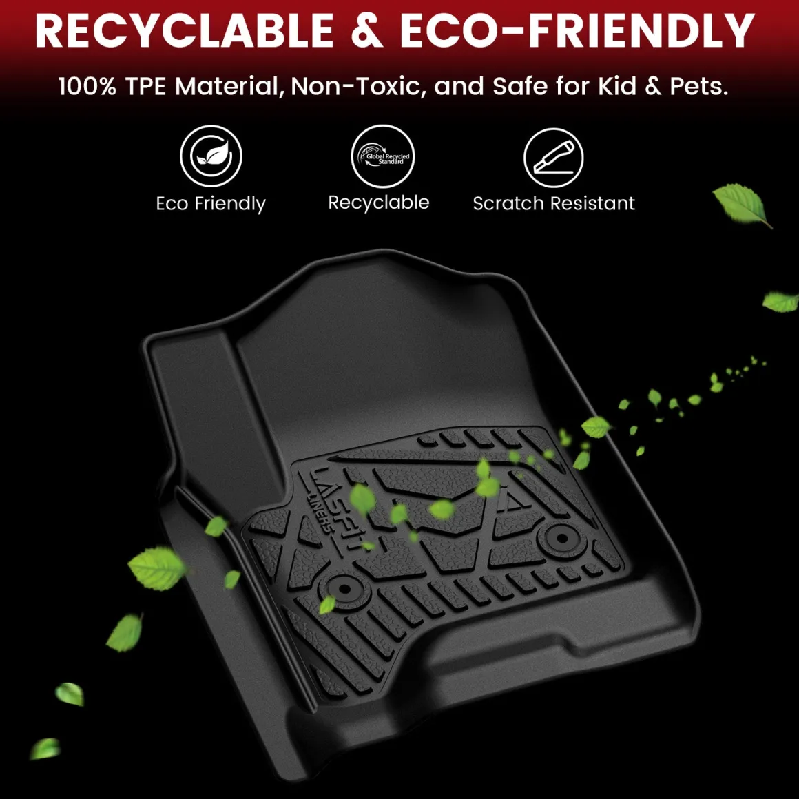 Fit for 2015-2019 GMC Sierra 2500HD 3500HD Floor Mats, Fit Carpet Floor & Without 4*4 Shifter Only