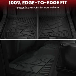 Fit for 1999-2006 GMC Sierra 2500HD 3500HD Floor Mats, Fit Without 4*4 Shifter Only