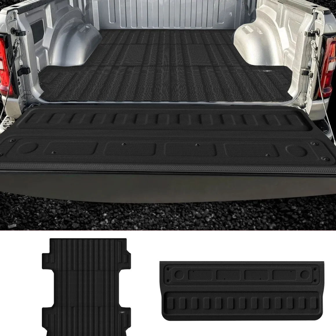 Fit for 2020-2026 GMC Sierra 2500HD 3500HD 6.8FT Bed Mat or Tailgate Mat, Not for 5th Wheel Package