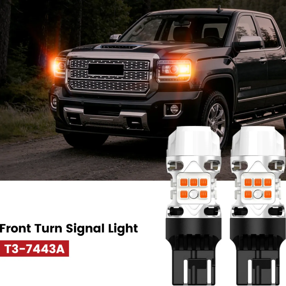 Fit for 2016-2019 GMC Sierra 2500HD 3500HD LED Bulbs Upgrade