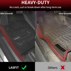 Fit for 2020-2026 GMC Sierra 2500HD 3500HD 1st Row Floor Mats, Fit Bucket Seat & Carpet Floor Only