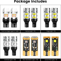 Fit for 2016-2018 GMC Sierra 1500 LED Bulbs Upgrade | Tested and Verified