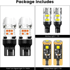Fit for 2019-2021 GMC Sierra 1500 LED Bulbs Upgrade | Tested and Verified