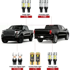 Fit for 2019-2021 GMC Sierra 1500 LED Bulbs Upgrade | Tested and Verified