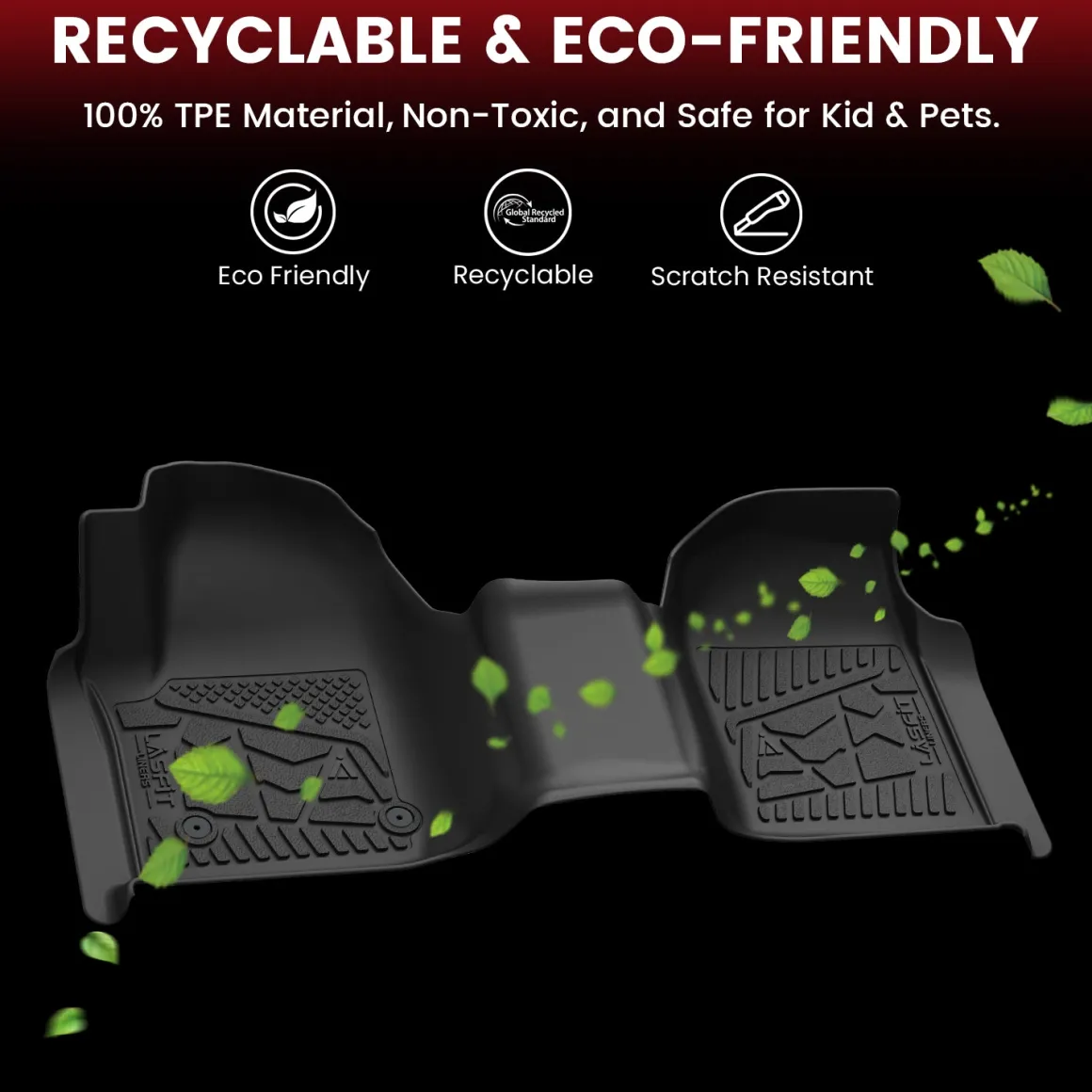 Fit for 2020-2026 GMC Sierra or Sierra Denali 2500HD 3500HD Floor Mats, Fit Carpet Floor Only