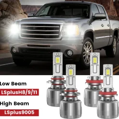 Fit for 2007-2013 GMC Sierra 1500 The Brightest LED Bulbs Upgrade | Tested and Verified