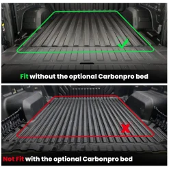 Fit for 2019-2026 GMC Sierra 1500 Truck Bed Mat or Tailgate Mat, Not Fit 2019 Sierra 1500 LD