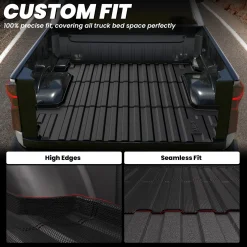 Fit for 2019-2026 GMC Sierra 1500 Truck Bed Mat or Tailgate Mat, Not Fit 2019 Sierra 1500 LD