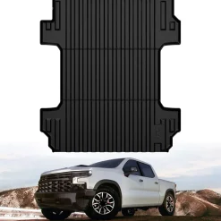Fit for 2019-2026 GMC Sierra 1500 Truck Bed Mat or Tailgate Mat, Not Fit 2019 Sierra 1500 LD
