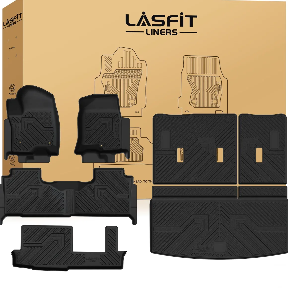 Fit for 2021-2026 GMC Yukon Floor Mats or Seatback & Cargo Mat, Not Fit Yukon XL