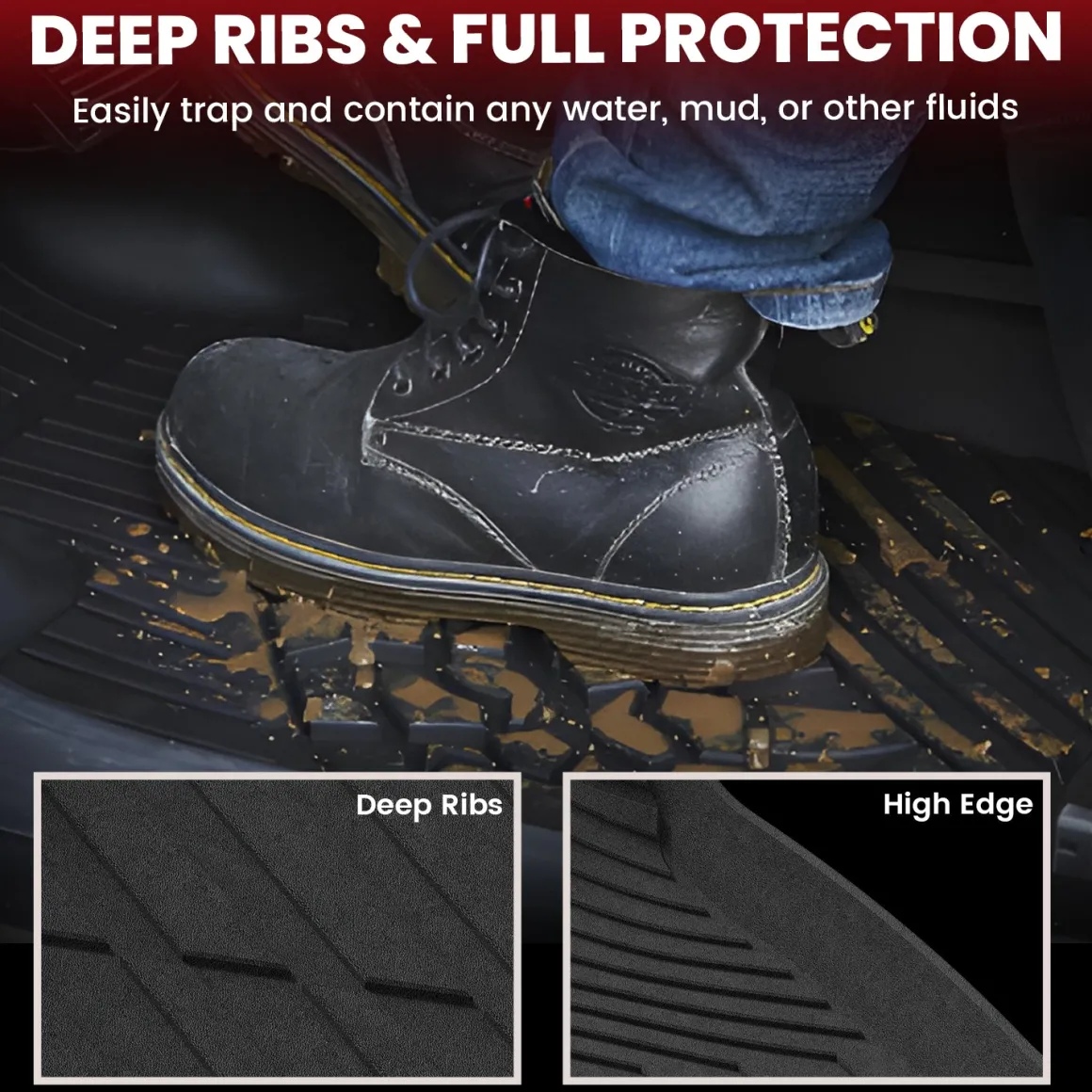 Fit for 2021-2026 GMC Yukon Floor Mats or Seatback & Cargo Mat, Not Fit Yukon XL