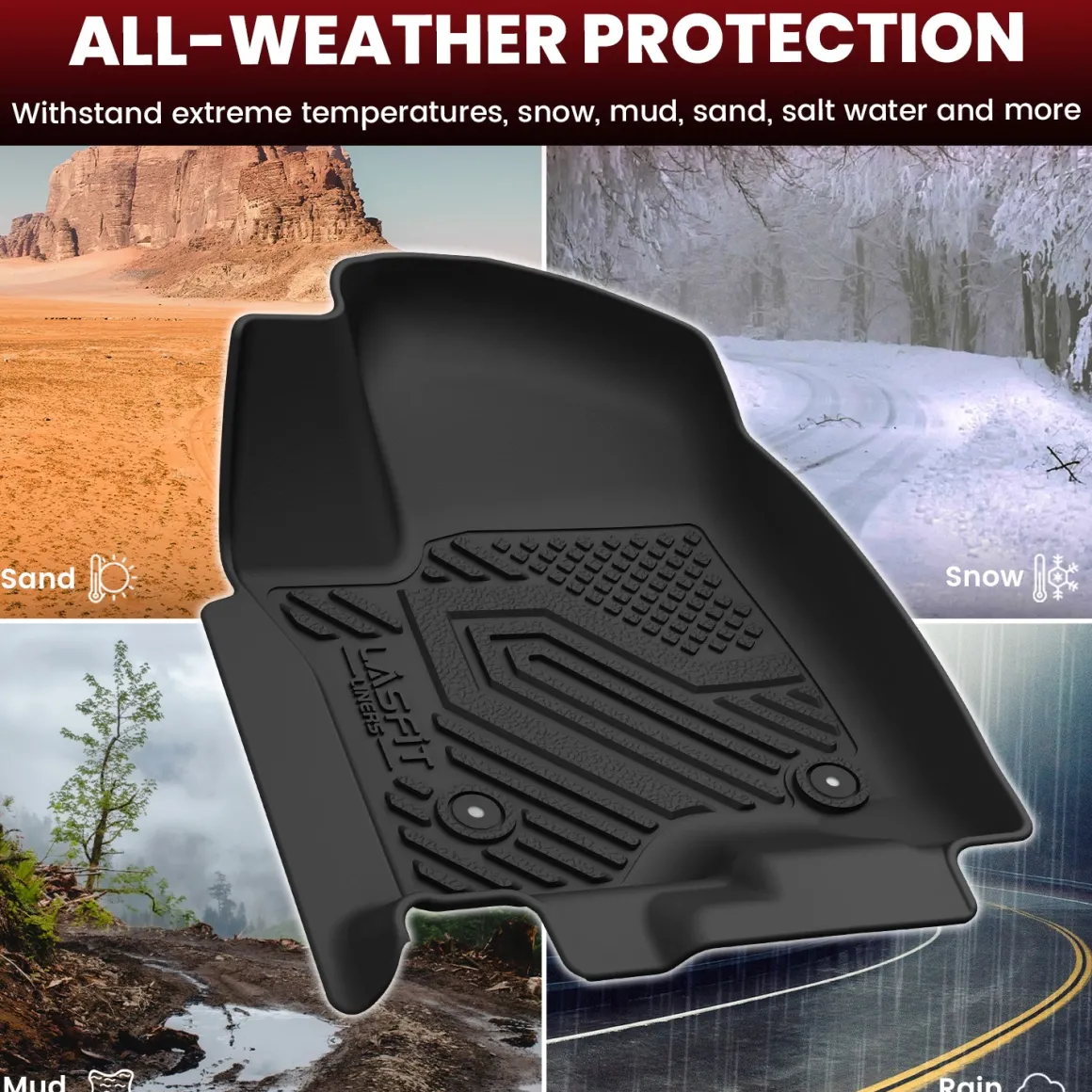 Fit for 2021-2026 GMC Yukon Floor Mats or Seatback & Cargo Mat, Not Fit Yukon XL