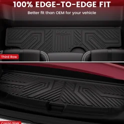 Fit for 2015-2020 GMC Yukon Floor Mats & Seatback & Cargo Mat